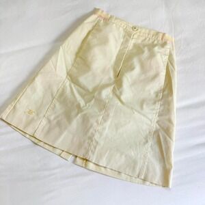 Y2K pale yellow tennis skirt Tail